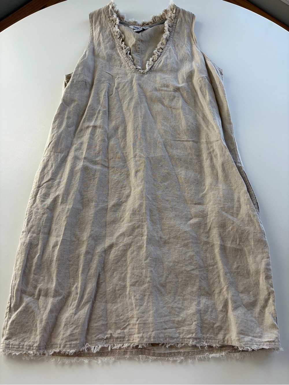 Tommy Bahama Ruffle Linen Dress